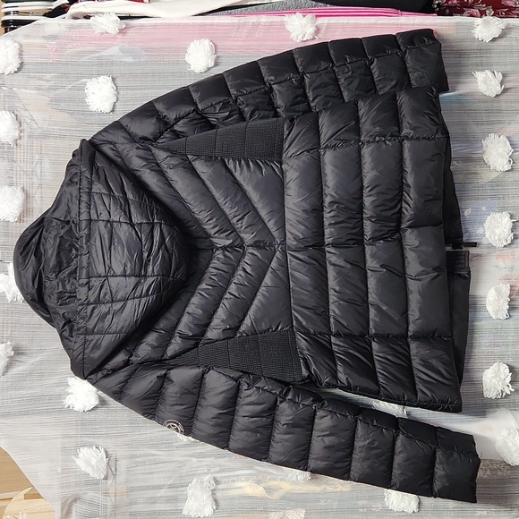 NWOT Michael Kors Packable Hooded Zip Down Puffer Jacket Size: PL - Picture 2 of 9